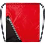 Мешок для обуви Attomex 35*40 см, с карманом, красный с черным   /7040732             *312163