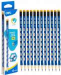 Карандаш HB Deli "U-Toch"  с/л   /EC016-HB            *359489