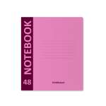 Тетрадь  48л кл. ПОЛИГРАФИКА "CoverPrоBook Neon" с пласт. обложкой, розовый   /46938               *181140