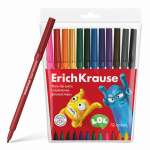 Фломастеры  12 цв. ERICH KRAUSE "Jolly Friends Super Washable"   /61831               *359259