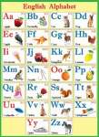 Плакат обучающий 70*50см МИР ОТКРЫТОК "English Alphabet"   /0-02-299            *128017
