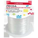 Леска для бисера deVENTE "Line" 0,25 мм 400 м, нейлон.,  прозр   /8001396             *361944
