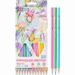 Карандаши 12 цв deVENTE "Trio Mega Soft Pastel" трехгран., 4М, к/к   /5022020             *349799