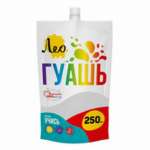 Гуашь 250 мл Лео "Учись" белая   /LGD-250-102         *365212