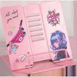 Подставка д/книг мет.  deVENTE "Hey Girl" 20*19, металл. с рисунком   /8063507             *367930