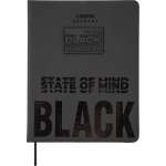 Дневник элит.переплет иск.кожа  deVENTE аппл., выб.лак,"State of Mind Blac"   /2020429             *366900