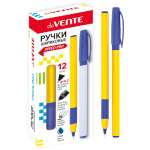 Ручка шар. deVENTE "Speed pro. Triolino Snow" бел.корп, рез.держ. 0.7м,  син.   /5073840             *309428