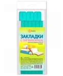 Закладка для книг ДПС 6шт, 180мкр, самокл., матово-зеленый, 12*376мм   /2921/6-139          *369031