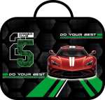 Папка д/тетрадей с ручками А4 ПЧЁЛКА твердое дно, печать на ткани "АВТОКЛУБ"   /ПШ-11               *366444