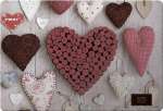 Накладка на стол А3 PROFF "Hearts" 43*29см   /HS16-DPL            *147432