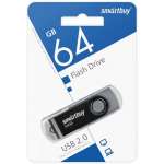 Флеш-накопитель 64 ГБ USB Smart Buy Twist Black   /SB064GB2TWK         *365689