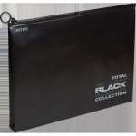 Папка д/тетрадей А4 deVENTE молния сверху "TOTAL BLACK"   /3071326             *371058