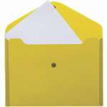 Папка-конверт на кн. А4  deVENTE 0,18 мм непр. желтая   /3071413             *371223