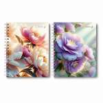 Тетрадь спир. 80л кл. тв.обл. SVETOCH "Цветение"   /01566               *371940