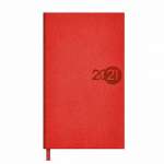 Еженедельник 2021г 80*140мм иск.кожа ФЕНИКС Escalada  64л "Шарголин красный"   /52346               *315803