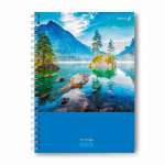 Тетрадь А4 спир. 160л кл. тв.обл. SVETOCH "Горный пейзаж"   /01578               *371931