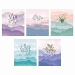 Тетрадь  48л кл. HATBER "Цветочные полутона" тисн.   /48Т5тВ1             *369945