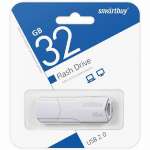 Флеш-накопитель 32 ГБ USB Smart Buy CLUE White   /SB32GBCLU-W         *365006