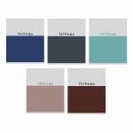 Тетрадь  48л кл. ЭКСМО "Двухцветная" 5 видов   /ТК489401            *372495