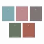 Тетрадь  48л кл.  фольга ЭКСМО "FLOREALE. Colour of Time" 5 видов   /ТКМФ489521          *372498