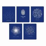 Тетрадь  96л кл.  фольга ЭКСМО "TOTAL BLUE. Positive" 5 видов   /ТКФ968788           *372513