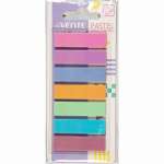 Закладки с клейким краем 12*45*7 пласт. deVENTE "Pastel" 7*20л.   /2011460             *370757