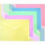 Папка-конверт на кн. А5  deVENTE "Pastel" 5цв.асс   /3071342             *361392