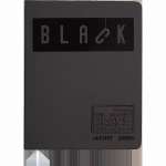 Дневник элит.переплет иск.кожа  deVENTE аппл., выб.лак,"TOTAL BLACK"   /2020667             *373927