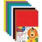 Картон цветной А4  8л 8цв  deVENTE "HOBBY CREATIVE" меловванный   /8040781             *374216