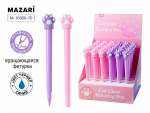 Ручка шар. Mazari "CAT PAW" 0,7 мм, син.   /M-15600-70          *371834