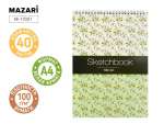 Скетчбук А4  40л спир. Mazari  100г/м2   /M-17031             *375917